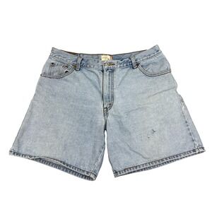 Vintage Womens 550 Levis Jean Shorts Size 16 Relaxed Bermuda High Rise Denim Y2K